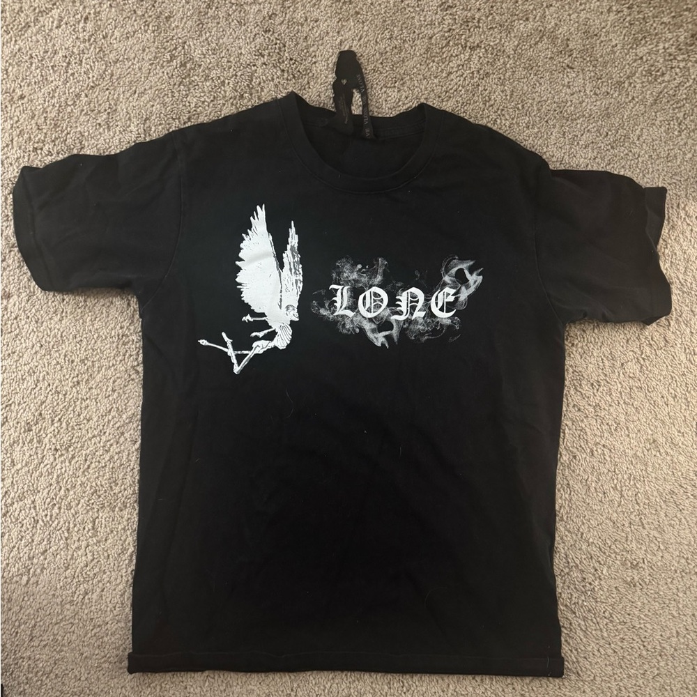VLONE Black T-Shirt with Bold Text